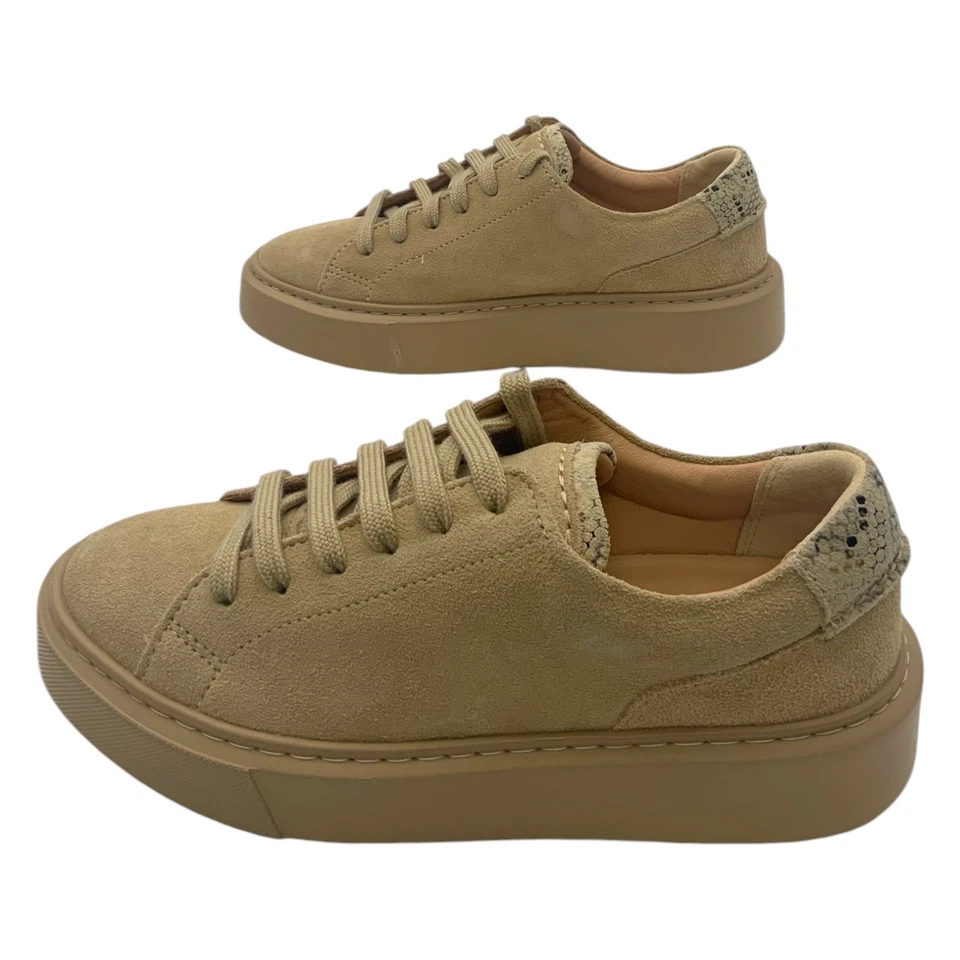 Zapatilla deportiva Clarks Hero Lite de encaje color topo para mujer EE. UU. 7M Foto 4 de 4