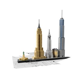LEGO Architecture New York City 21028 Build It Yourself New York Skyline Mode...