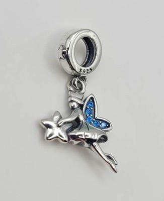 925 Sterling Silber Tinkerbell Fee Charm Anhänger für Armband oder Halskette
