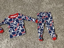 Carter  s Toddler Boys Pajama Set 18M Fire Truck Ambulance Print 2pc PJs