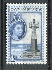 CAYMAN ISLANDS; 1953 early QEII Pictorial issue fine MINT MNH Unmounted 4d. 