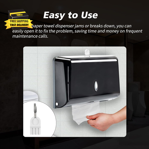 8PCS Chiave Dispenser Asciugamani di Carta, Dispenser Universale Chiave di Ricambio Compatibile f - Foto 3 di 7