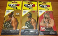 3 Vintage WCW NWO Wrestling Car Air Freshener Kevin Nash, Hollywood Hulk Hogan