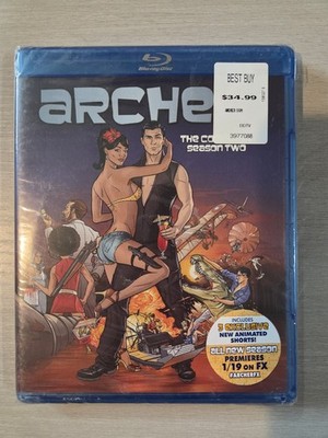 Archer: the Complete Season Two 2 [Blu-ray] BRAND NEW SEALED 