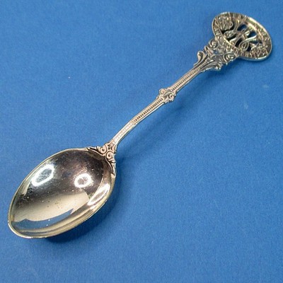 WI Women's Institute Vintage Souvenir versilberter Teelöffel - Fattorini & Söhne