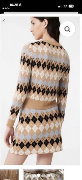 Women Maje Suit Multicolor Wool XS