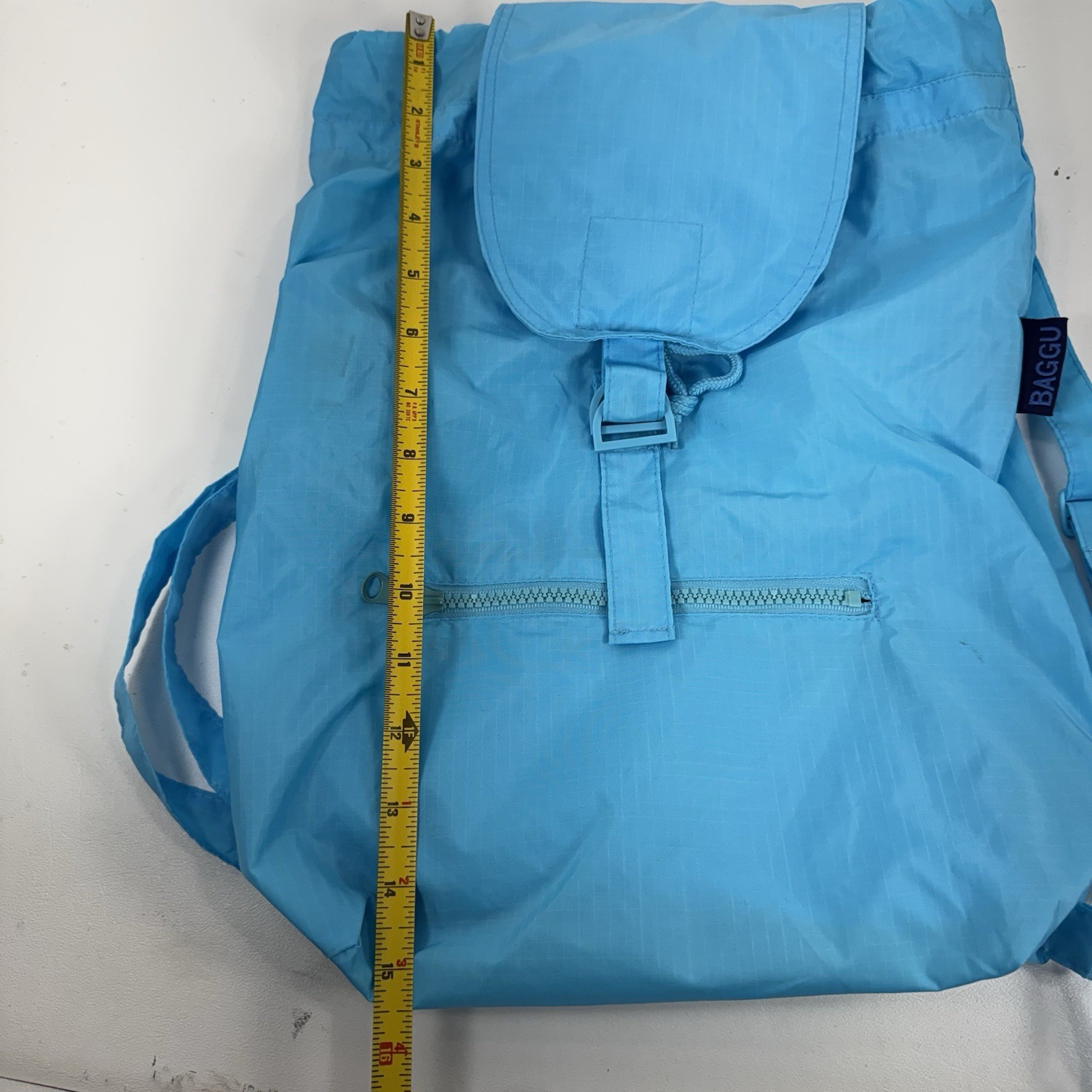 BAGGU Folding Drawstring Backpack Nylon Lightweig… - image 7