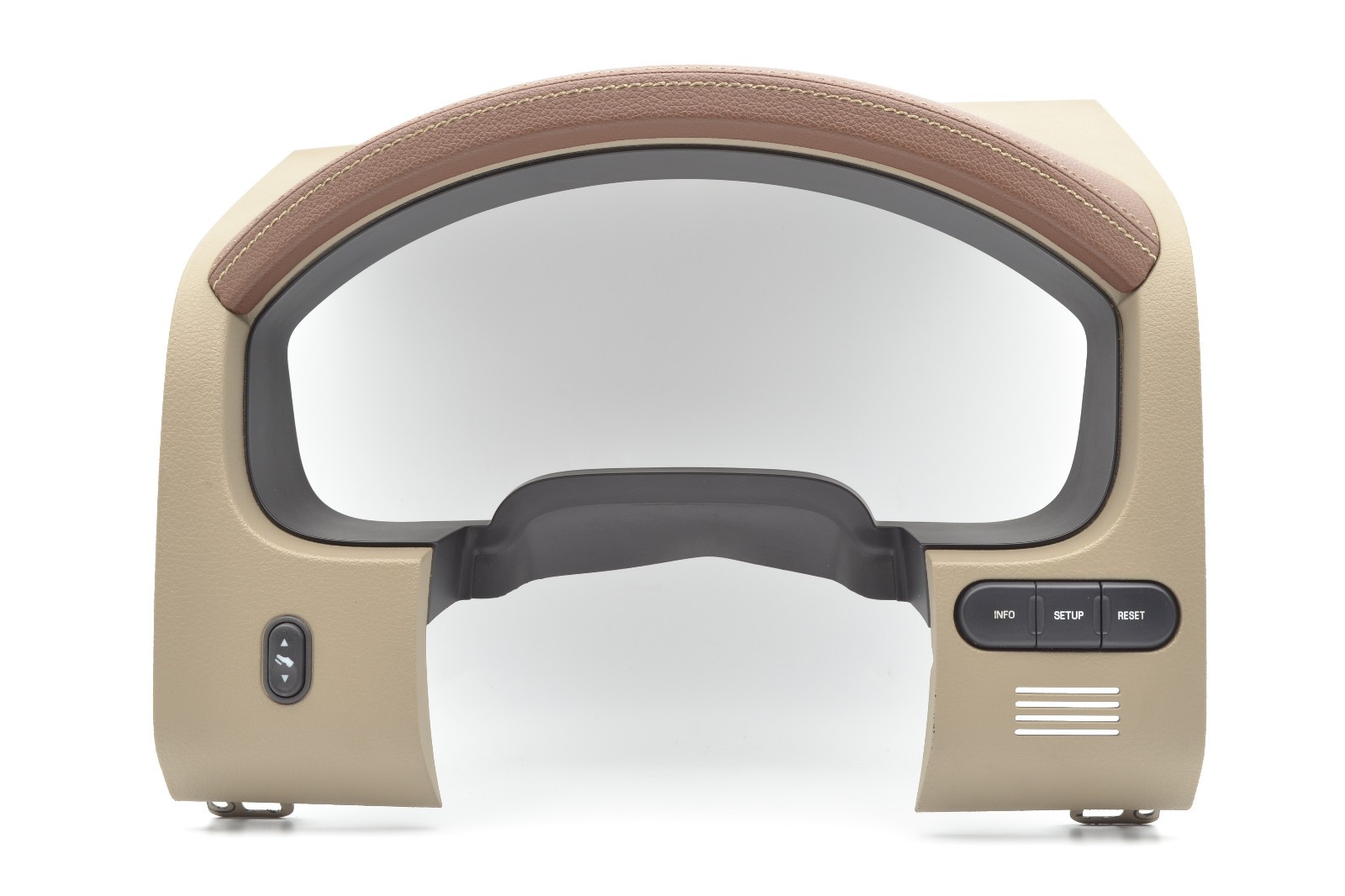 2004-2008 FORD F150 King Ranch Instrument Cluster Dash Bezel Trim BEIGE BROWN #1