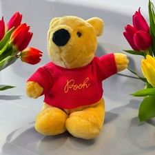 Vintage Winnie The Pooh Plush Sitting Gund Sears Stuffed Animal Walt Disney 80s