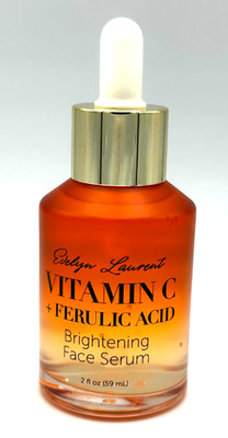 Evelyn Laurent Vitamin C + Ferulic Acid Brightening Face Serum ~ 2 oz / 59 ml ~