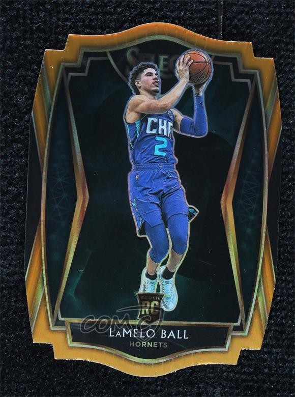 2020 Select Premier Level Orange Prizm Die-Cut 31/65 Lamelo Ball Rookie RC hs9