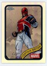 2025 Topps Chrome Marvel Comics Refractor Captain Britain #151 b3d