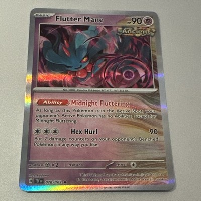 FLUTTER MANE RARE HOLO TEMPORAL FORCES - POKEMON CARD 078/162 - Buy 3 Get 2 Free