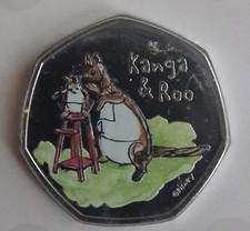 2022 Kanga And Roo Coloured 50p Coin Royal Mint Pack BUNC Sealed