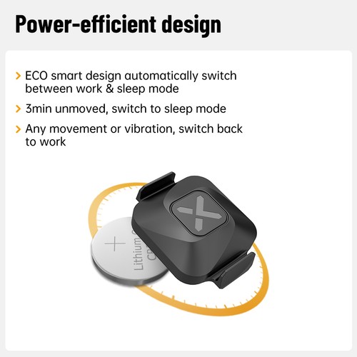 XOSS VORTEX Geschwindigkeit und Trittfrequenz Dual Mode Sensor ANT+ Bluetooth-kompatibel IPX7 - Bild 5 von 7