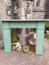 Very Large Wood Wooden Painted Fire Surround Mantel