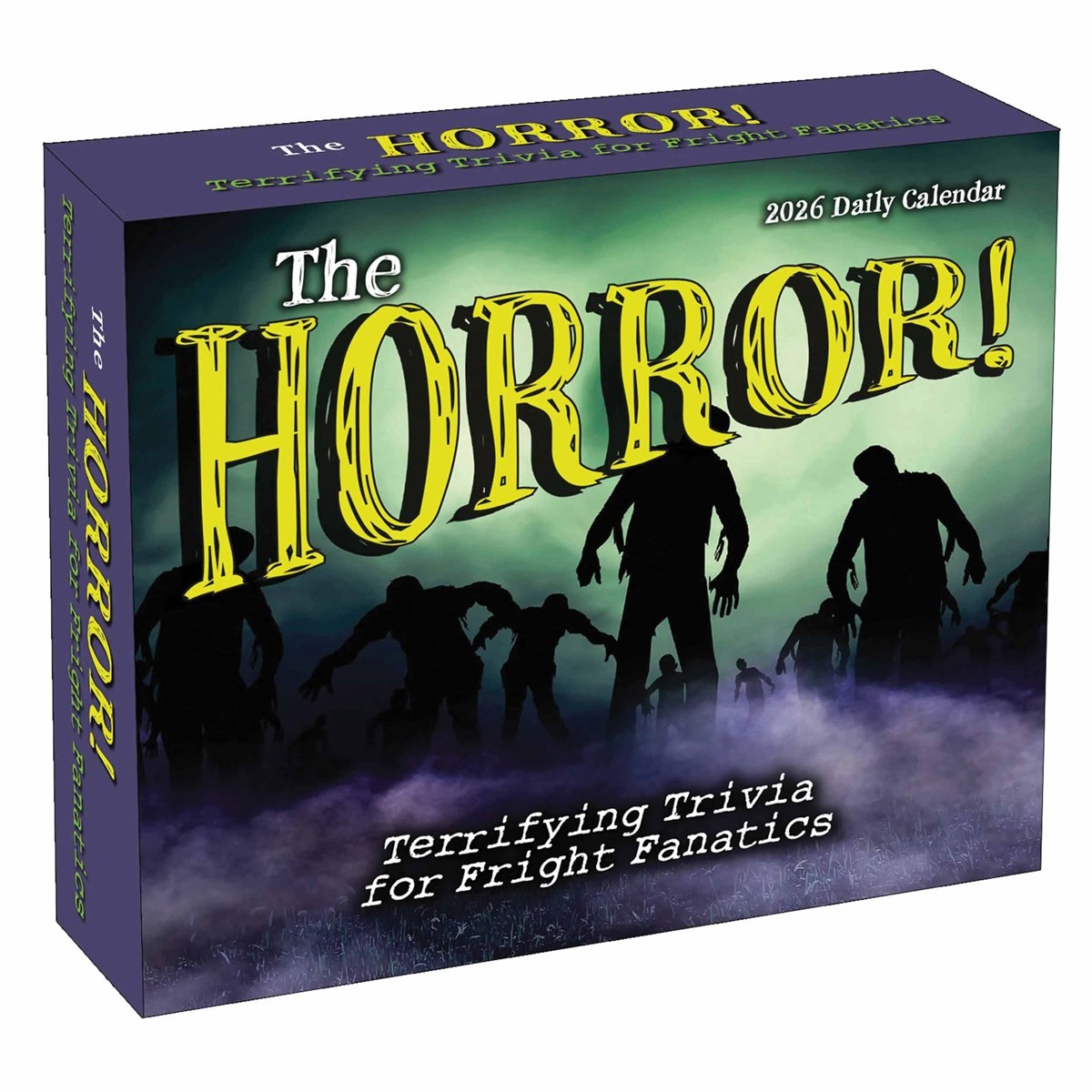 The Horror Desk Calendar 2026, Desk Calendars, Day To View, Entertainment, Gift