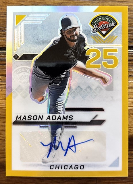 2025 Panini Prospect Edition Mason Adams Prizm Auto /10 #172