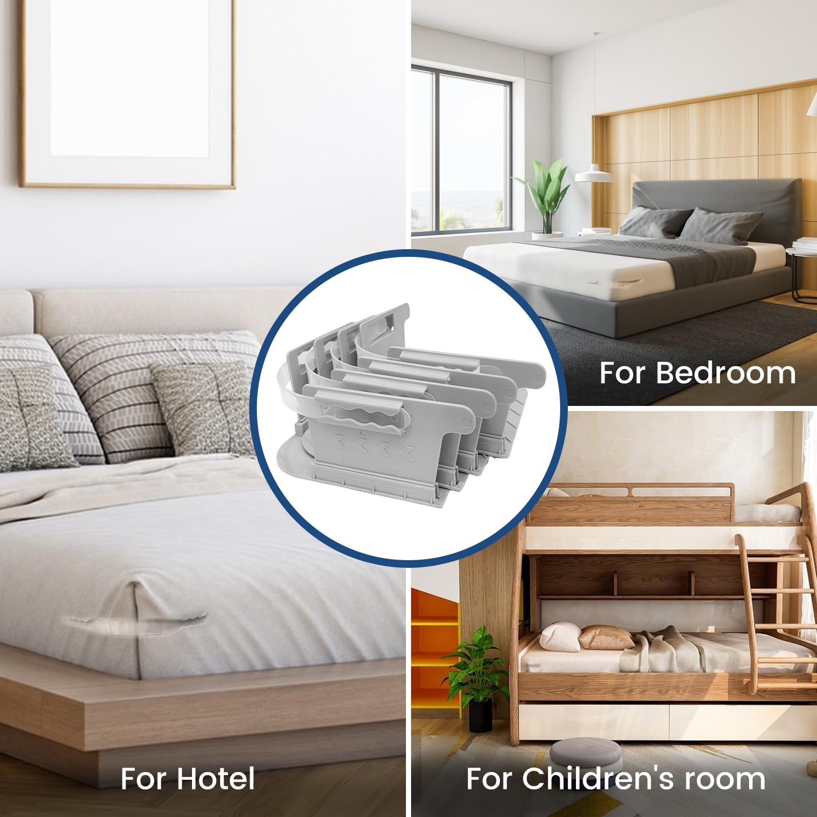 Bed Sheet Holders for Corners, Sheet Holders Keep Sheets Firm & Tight - Lock ...