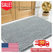 Dog Door Mat for Muddy Paws 30X20 Absorbs Moisture and Dirt Absorbent Non-Slip