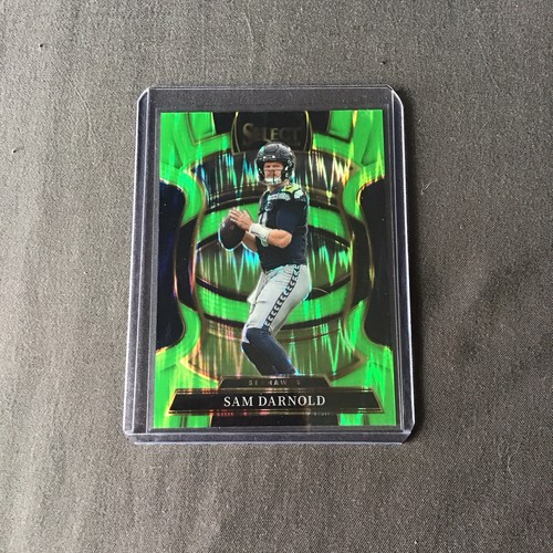 Panini 2025 Select Sam Darnold #13 Seahawks Concourse Green Prizm /699