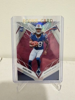 James Cook 2022 Panini Phoenix RC Pink Rookie #/199 Bills