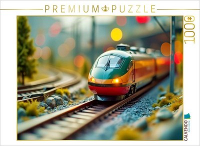 CALVENDO Puzzle Die smarte Modelleisenbahn von morgen. | 1000 Teile Lege-Größe 6