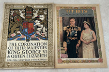 1937 TIT-BITS CORONATION SOUVENIR  & OFFICIAL PROGRAMME-GEORGE V1 & ELIZABETH