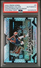 2022 PRIZM MOJO /25 WIDESCREEN NAPHEESA COLLIER AUTO SIGNED PSA DNA WNBA
