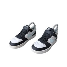 Nike Court Borough Low Recraft Unisex Kids 3Y Anthracite Blue Sneakers Sporty