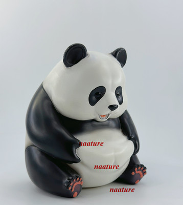 Bowuzhi Studio Panda Plus Resin Figurines Collectible Art Statues Limited Models