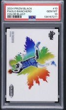 2024 Prizm Black Color Blast Paolo Banchero #10 PSA 10 GEM