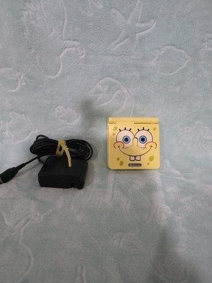 Nintendo GameBoy Advance SP Authentic SpongeBob Original Genuine AGS-101 GBA SP