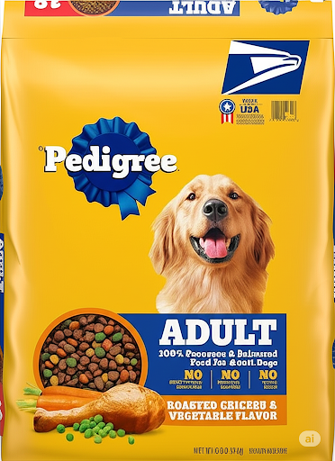 Pedigree Complete Nutrition Adult Dry Dog Food, Roasted Chicken & Vegetable Flav