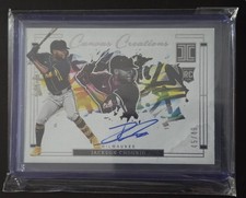 2024 Panini Impeccable Canvas Creations Rookie Auto /49 Jackson Chourio CCS-JC