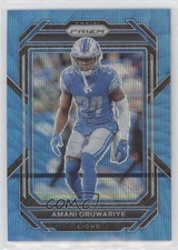 2022 Panini Prizm Blue Wave Prizm /199 Amani Oruwariye #101 dq2