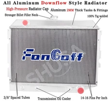 26"W 3 Row Aluminum Radiator For 1968-1974 PLYMOUTH BELVEDERE/DODGE CHALLENGER