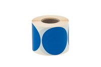 500 StüCk Runde Blaue Aufkleber Etiketten Ø 60Mm Auf Rolle