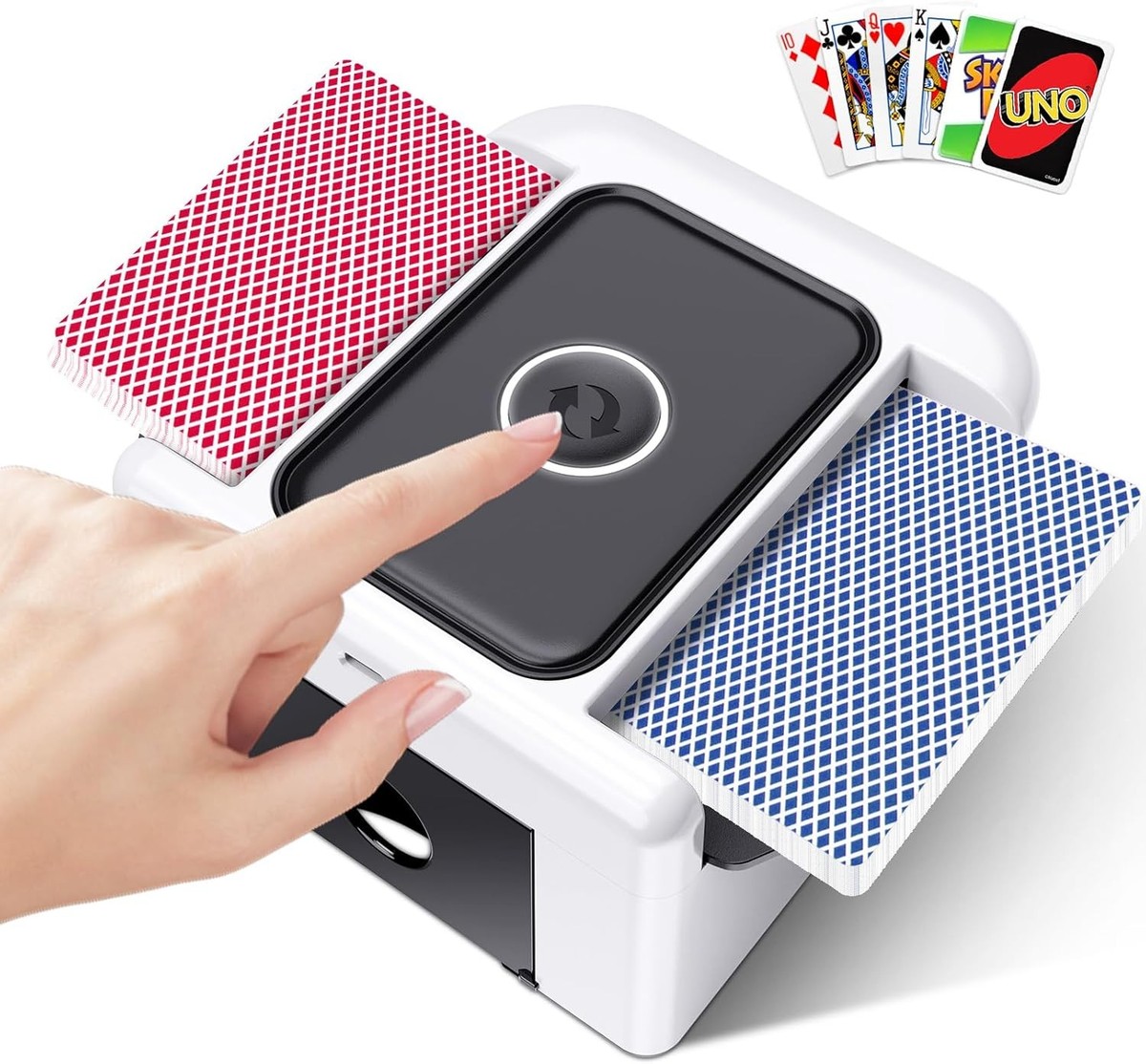 mtg automatic card shuffler Amazon.com : Colorsmoon Automatic Card Shuffler main image 1