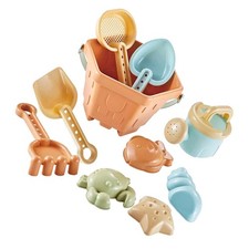 Beach Play Set Plastic Sand Toys 10PCS Compact Safe For Beach For Toddlers|