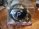 Michael Vick Atlanta Falcons Autographed Mini Helmet COA