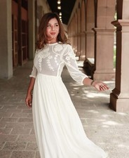 ZARA NWT 109 WOMAN SS25 ZW COLLECTION EMBROIDERED DRESS ECRU 6895/044 ALL SIZES