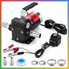 12V 3.7GPM Fuel Transfer Pump Gasoline Diesel Oil Portable Explosion Proof