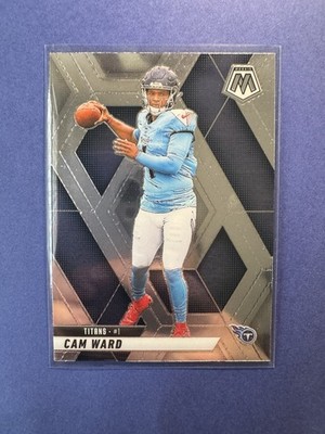 2025 Panini Mosaic- Cam Ward (RC) No Rookie Shield Error Card | eBay