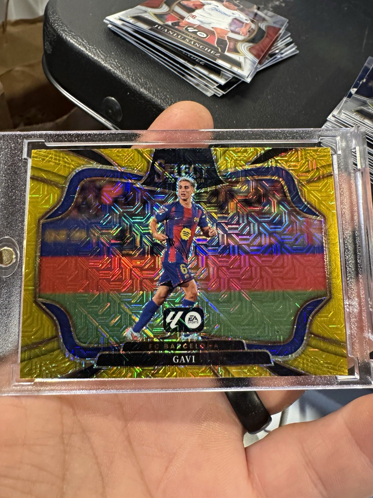 Panini Prizm Field Level Gavi #238 FC Barcelona La Liga Soccer Gold 07/10