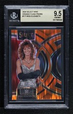 2024 Select WWE Premier Level Orange Flash Prizm Miss Elizabeth #177 BGS 9.5 3hd