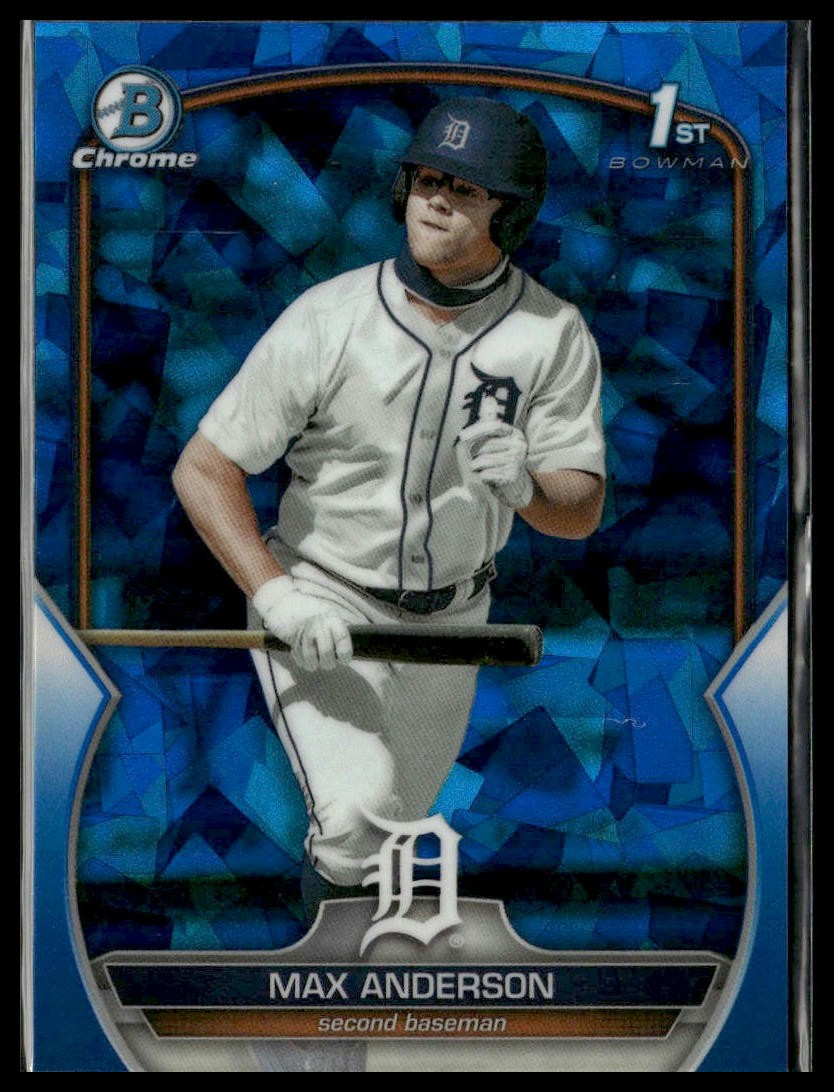 2023 Bowman Draft Sapphire Edition #BDC-144 Max Anderson