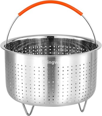Edelstahl Dampfgarer Korb 6qt Instant Pot Gemüse Dampfkorb für Instant