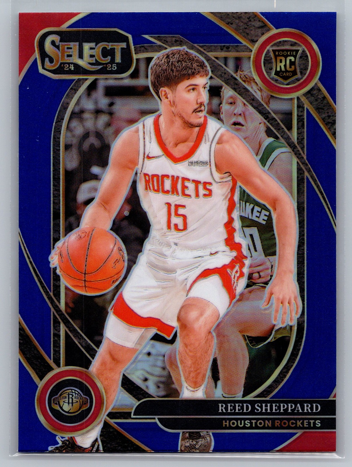 2024-25 Panini Select #299 Reed Sheppard Blue Prizm