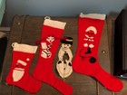 1950's Vintage Handmade Christmas Stockings Made In Japan. (5). — photo 4